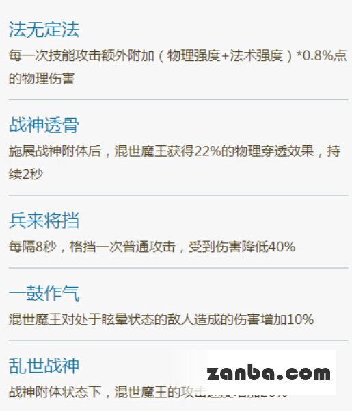 乱斗西游混世魔王天赋介绍 加点推荐